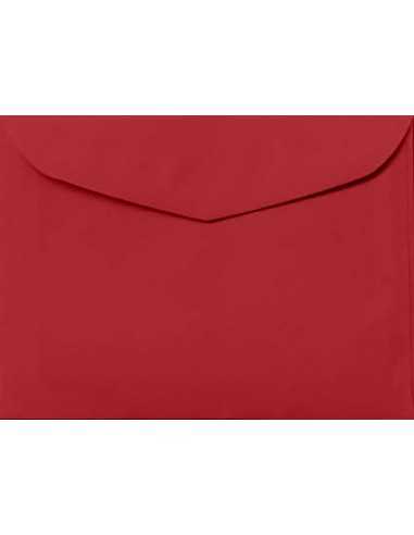 Busta da lettera colorata rosso chiaro B6 (12,5x17,5cm) gommata Apla 80g