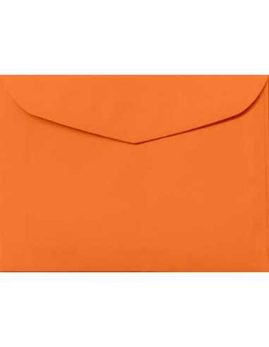 Busta da lettera colorata arancione chiaro B6 (12,5x17,5cm) gommata Apla 80g