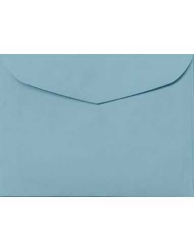 Busta da lettera colorata azzurro chiaro B6 (12,5x17,5cm) gommata Apla 80g