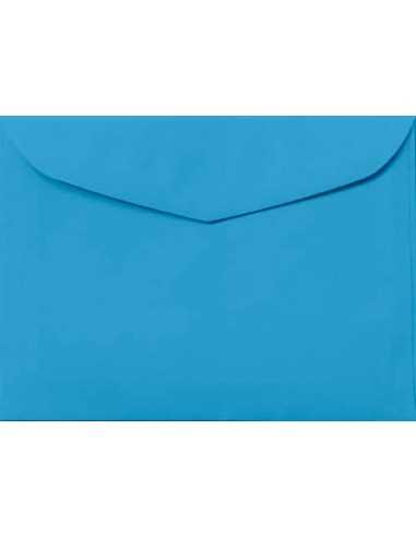 Busta da lettera colorata azzurro B6 (12,5x17,5cm) gommata Apla 80g