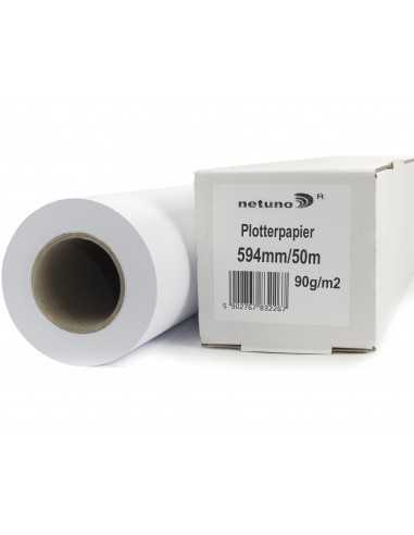 Rotolo di carta per plotter 594/50m 90g