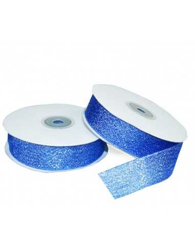 Nastro glitterato azzurro (25mm) 32m