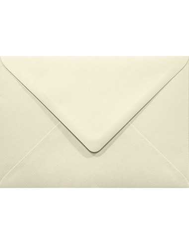 Busta da lettera strutturata righe avorio B6 (12,5x17,5cm) gommata Aster Laid Ivory 120g