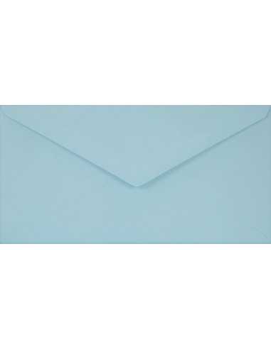 Busta da lettera colorata azzurro chiaro DL (11x22cm) gommata Sirio Color Celeste 115g