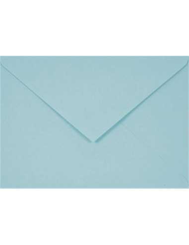 Busta da lettera colorata azzurro chiaro C6 (11,4x16,2cm) gommata Sirio Color Celeste 115g