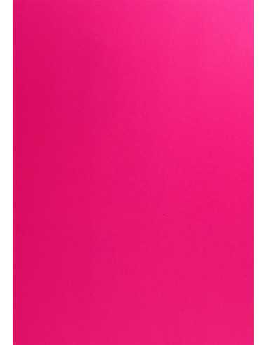 Carta colorata rosa scuro 240g Popset Shocking Pink - conf. 10 fogli A4