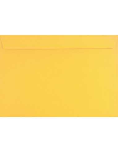 Busta da lettera colorata giallo C4 (22,9x32,4cm) con strip adesivo Design 120g