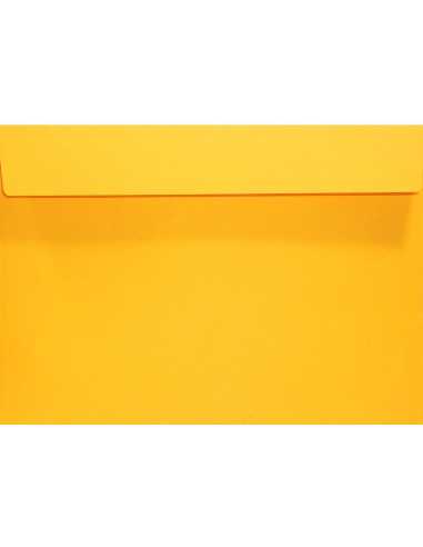 Busta da lettera colorata giallo C5 (16,2x22,9cm) con strip adesivo Design 120g