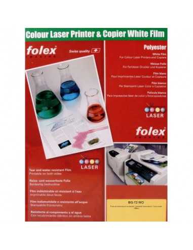 Pellicola per stampanti laser bianco FOLEX BG-72WO - conf. 50 fogli A4