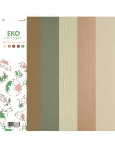 Set cartoncino colorato mix "Eco" - conf. 25 fogli A4