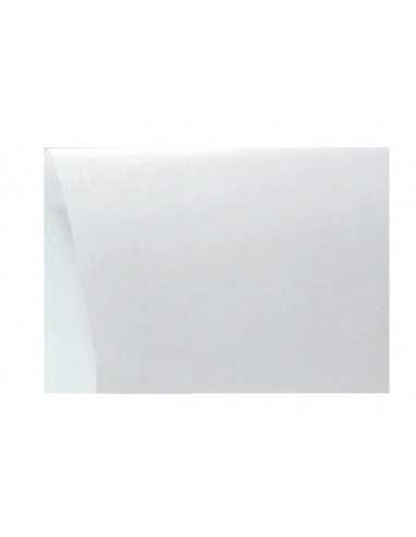 Carta strutturata trasparente tela bianco 35g Kristall Prago White (70x100cm)