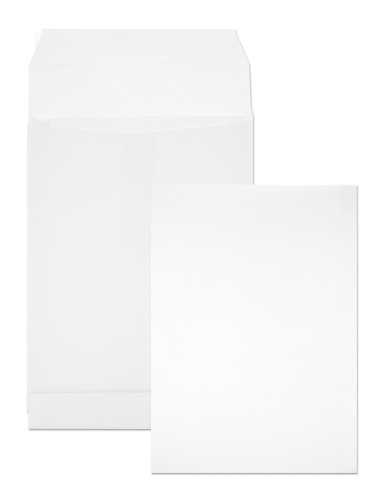 Busta a soffietto bianco B5 (17,6x25x3,2cm) con strip adesivo - 20 pezzi