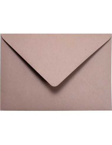 Busta da lettera colorata ecologica marrone chiaro B6 (12,5x17,5cm) gommata Crush Almond 120g