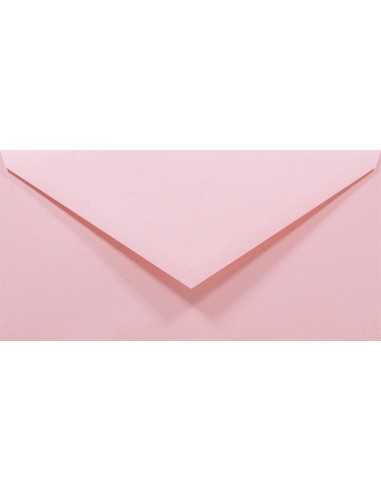 Busta da lettera colorata rosa pastello DL (11x22cm) gommata Rainbow 80g