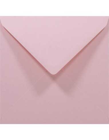 Busta da lettera quadrata rosa pastello (14x14cm) gommata Rainbow 80g