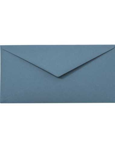 Busta da lettera colorata ecologica azzurro DL (11x22cm) gommata Materica Acqua 120g