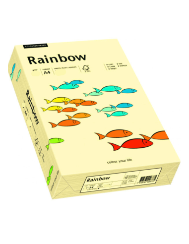 Carta colorata avorio 160g Rainbow R06 - conf. 250 fogli A4